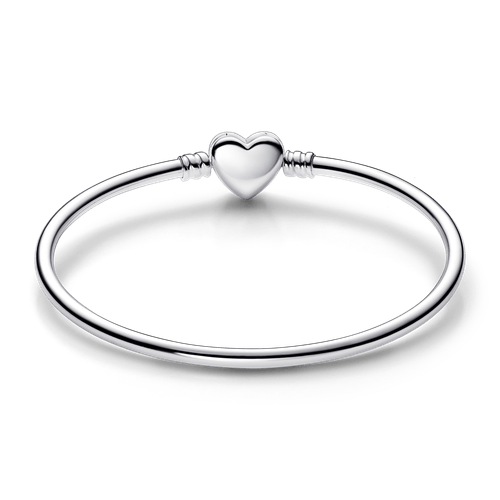 Brazalete rígido Corazón y Mariposa Pandora Moments Pandora Plata Esterlina