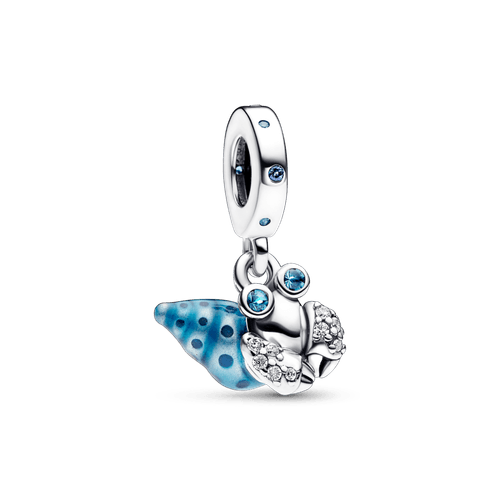 Charm colgante Cangrejo ermitaño que brilla en la oscuridad Pandora Plata Esterlina