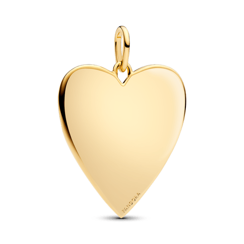 Colgante Placa Grabable Grande en Forma de Corazón