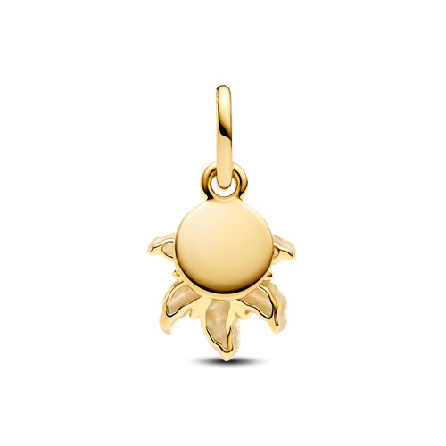 Charm Flor De Gota De Sol Enredada Que Brilla En La Oscuridad De Disney